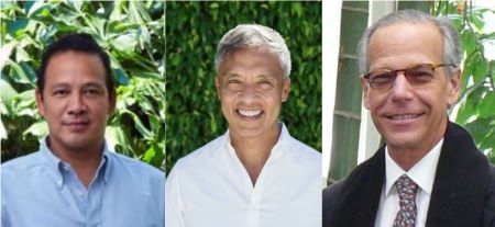 Jorge Sanchez, Fernando Wong, and Mario Nievera