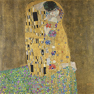 Klimt and The Kiss